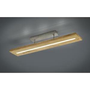 Brad plafoniera led legno con regolazione intensita' con interruttore l.100cm 623710130