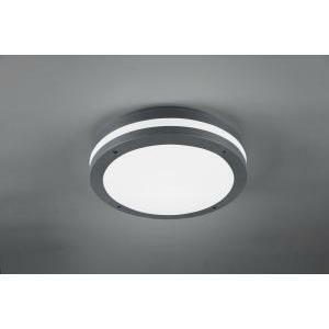 Piave plafoniera led da esterno antracite con sensore di movimento ip54 d.30cm 676960142