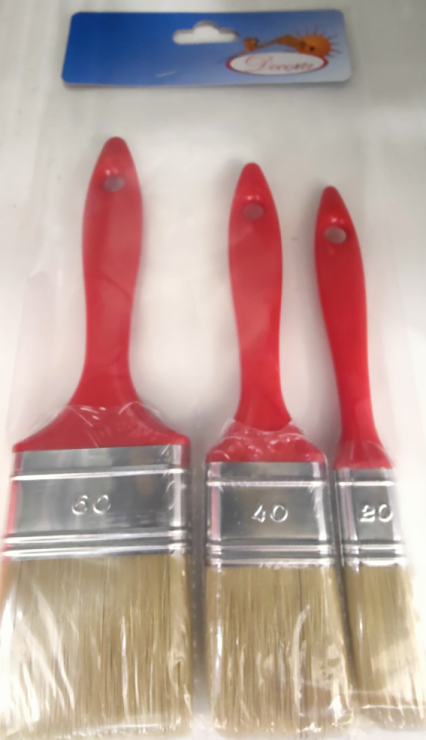 Kit 3 pennelli So.Di.Fer 20/40/60mm rosso - 00201 01