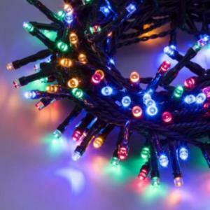 200 led bianco e multi colore con cavo scuro 20m 14320540