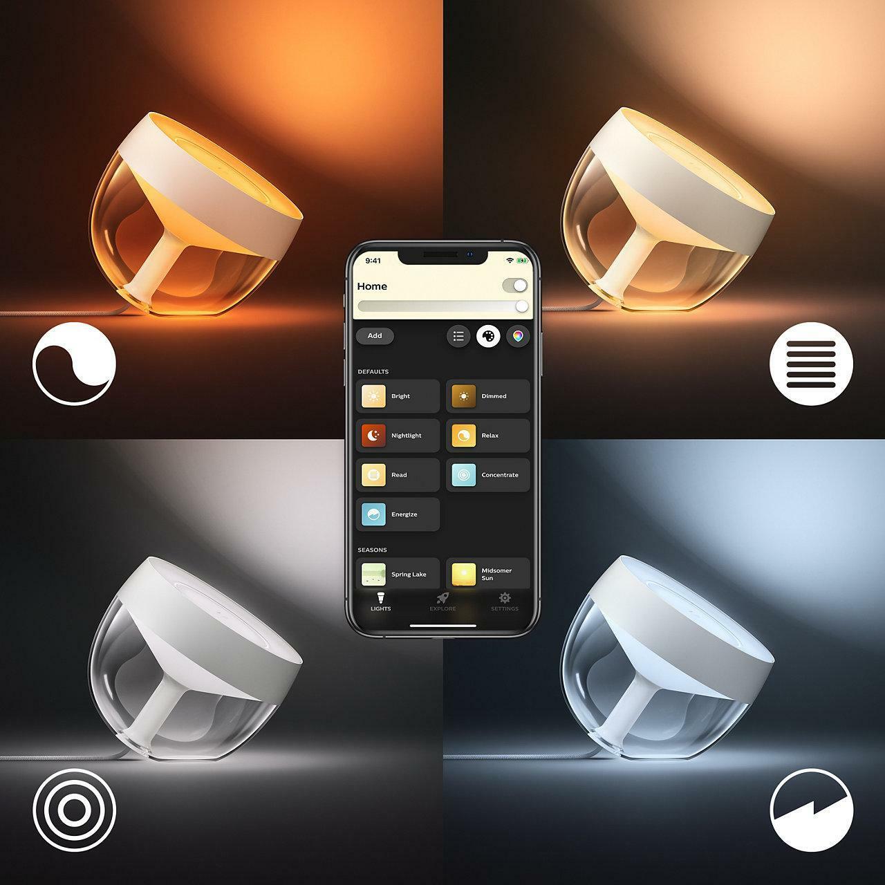 philips hue philips hue lampada da tavolo iris white 570lm 929002376101 26446500 - foto 3