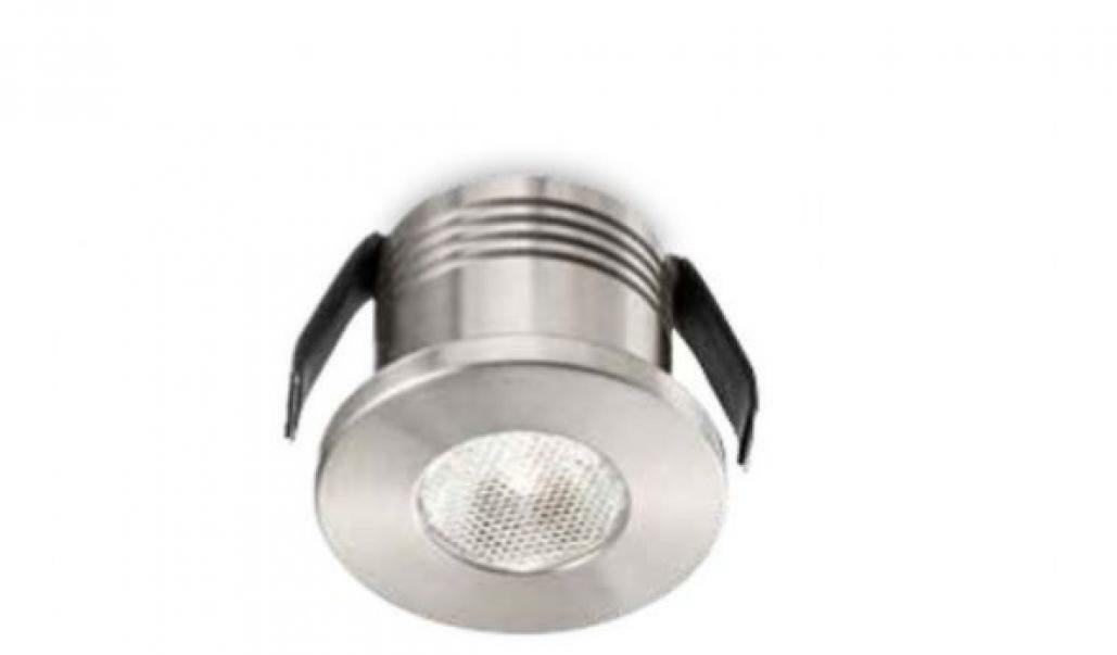 gea luce g.e.a.luce spot 3w 3000k 170lm 220v nichel per interni gfa900c - foto 1