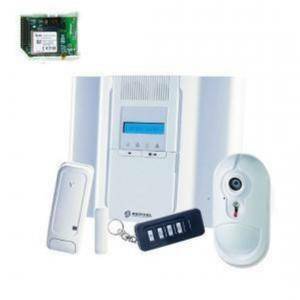 Kit allarme radio 64 zone con rilevatore volumetrico con telecamera e modulo gsm/gprs bebw64-kv