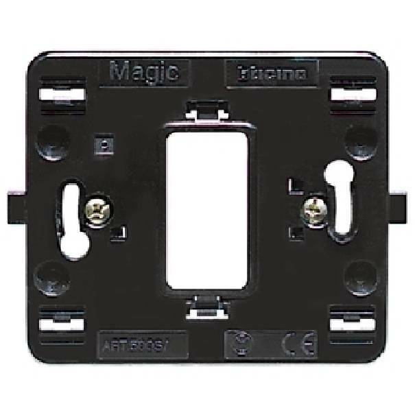 bticino bticino magic supporto 1 modulo scatola tonda 500s/1 - foto 1