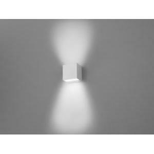 Nobile applique bidirezionale 2x9w temperatura colore luce naturale 4000k colore bianco ba10/2a/4k/w