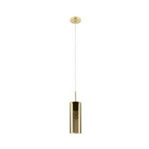 Lampada a sospensione selvino oro e27 1x15w lampadina esclusa 98696