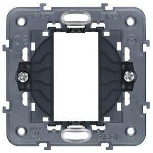 Eikon supporto 1 modulo con griffe senza copriforo 21601.0