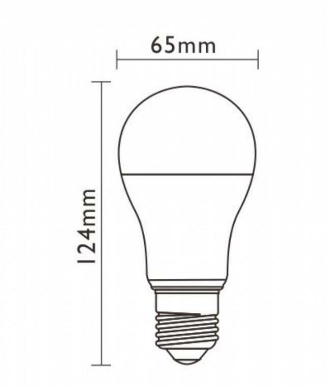 marino cristal marino cristal lampadina std-goccialed deco a65 12w e27 2700k 21336 - foto 2