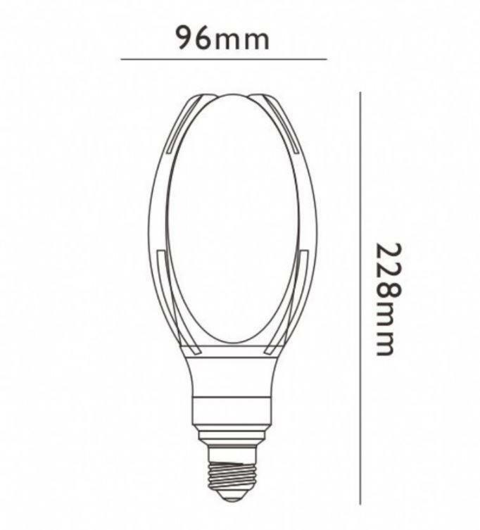 marino cristal marino cristal lampadina std-ellissoled_evo 20w e27/e40 4000k 21645 - foto 2