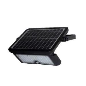 Proiettore led solare  10w 4000k ip44 nero vt-787-10 - 9869