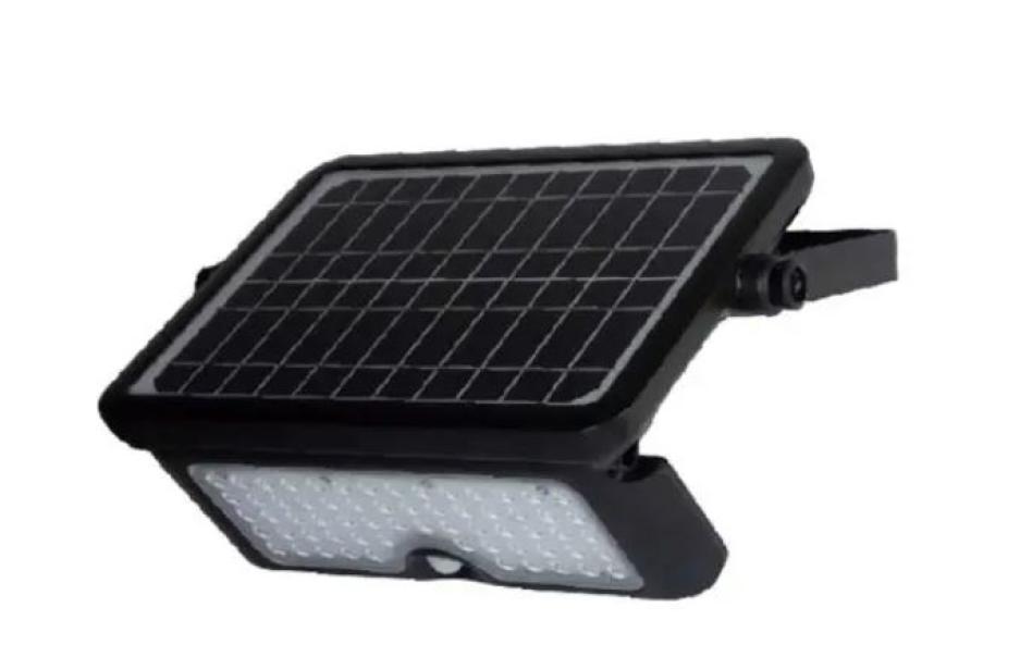 Proiettore led solare V-tac 10W 4000K IP44 nero VT-787-10 - 9869 01