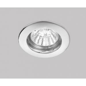 Nobile faretto incasso fisso cromo attacco gu10 lampadina esclusa  4111/h/cr