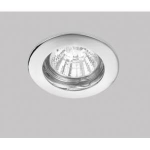 Nobile faretto incasso fisso nichel attacco gu10 lampadina esclusa 4111/h/ns