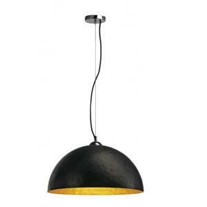 Sospensioni forchini pd-1 rotondo nero/oro diametro 50 lampadina esclusa 155530