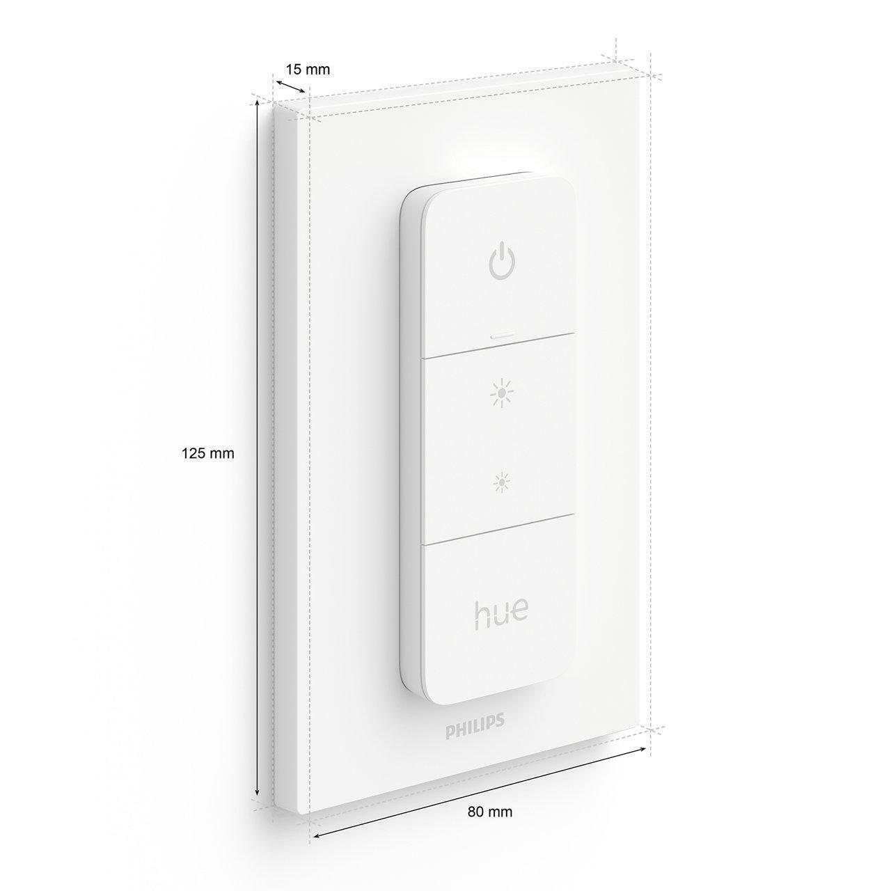 philips hue philips hue dimmer switch wifi a batteria bianco 929002398602 27461700 - foto 2