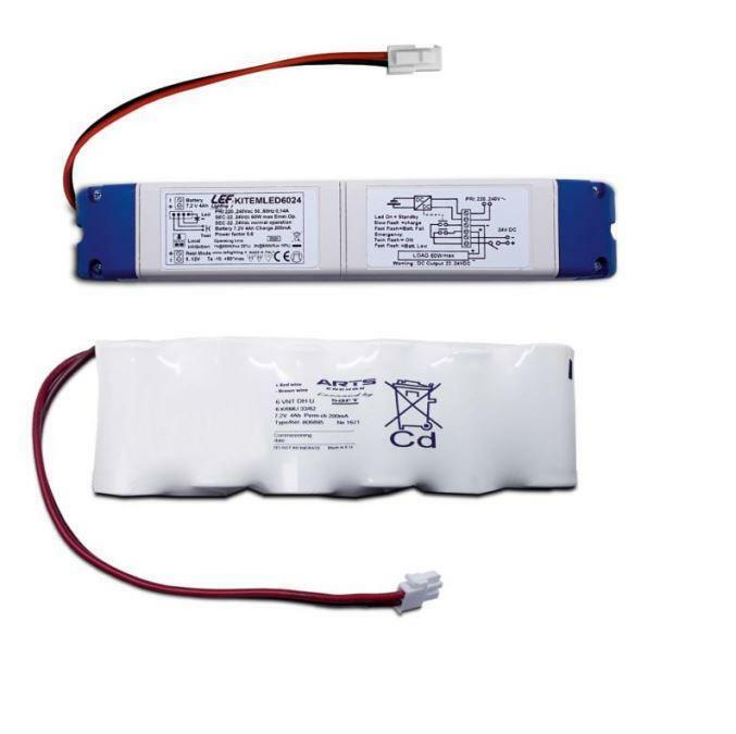 lef lef kit di emergenza per strip led 24v ip20 kitemled6024 - foto 1