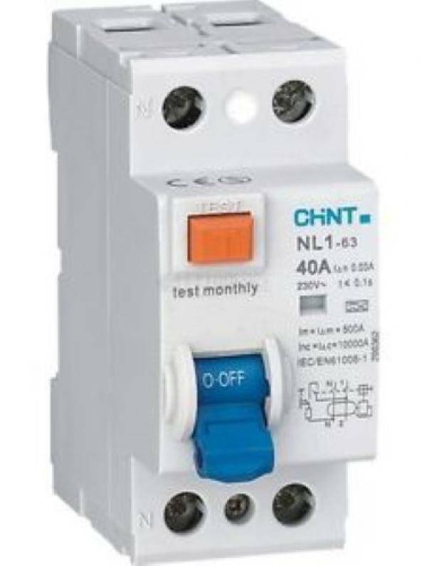 chint chint differenziale puro tipo ac 2p 25a 30ma nl1-63 200212 - foto 1