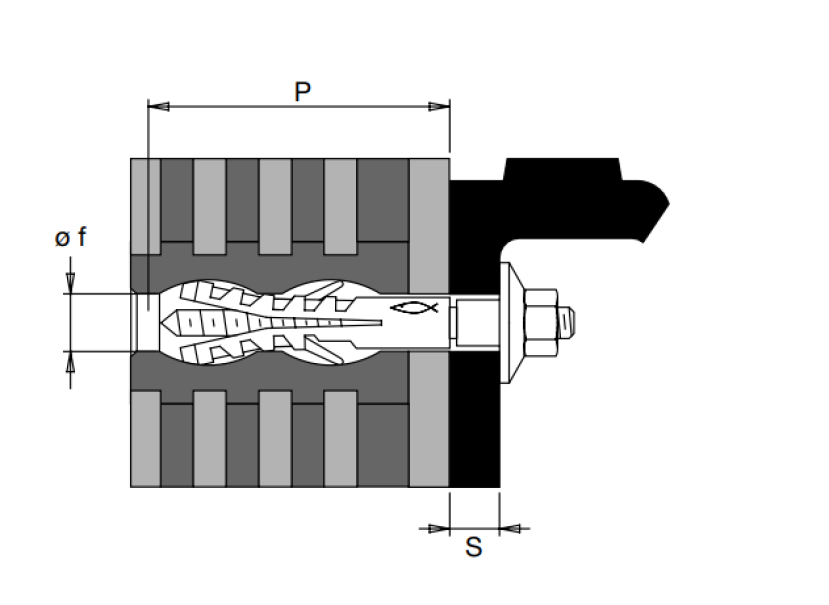 Fissaggi per sanitari Fischer diametro foro 10mm 2pz - 00042899 02