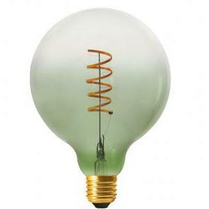 Lampadina led globo filament coriandoli g125 5w e27 green transparent dimmerabile 700270.00a dl700270