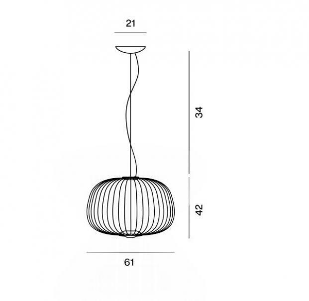 foscarini foscarin sospensione spokes 3 led bianco fn2640073_10 - foto 3