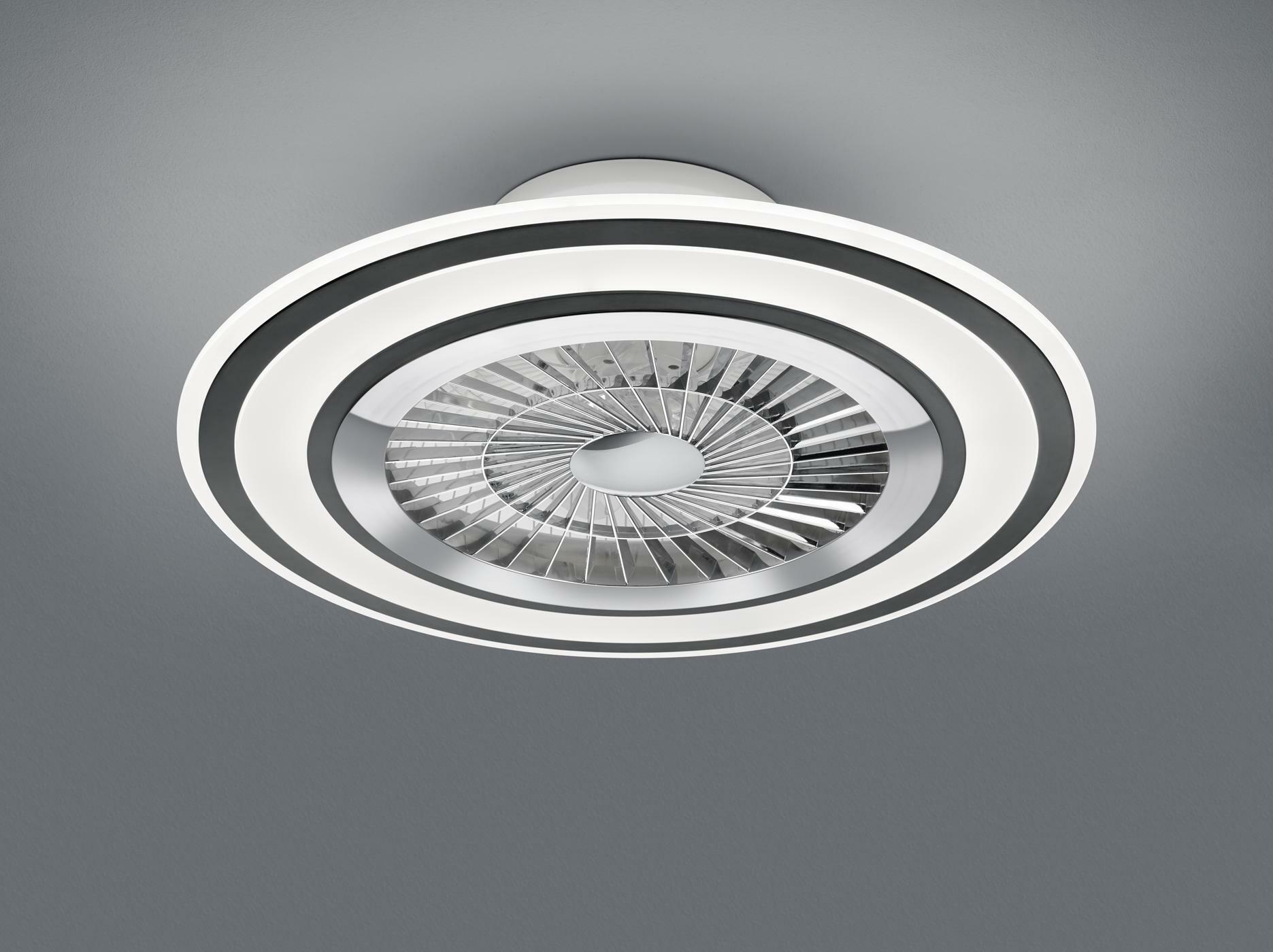 trio lighting trio lighting flaga ventilatore e plafoniera led 36w 3000-6500k r62743132 - foto 1