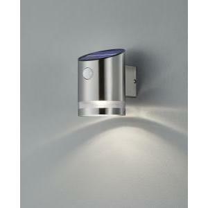 Salta applique led da esterno solare ricaricabile acciaio satinato ip44 3w 3000k r22231107