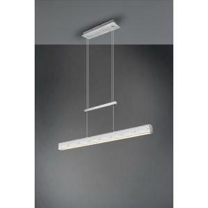 Paros sospensione led alluminio biemissione con regolazione altezza ed intensita' 21w 3000k r32043105