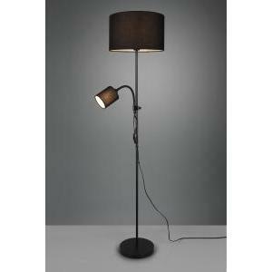 Owen piantana metallo nero con lampada lettura lampadina esclusa r40192002