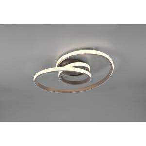 Sansa plafoniera led infinito acciaio satinato con regolazione intensita' 18,5w 3000k r62751107