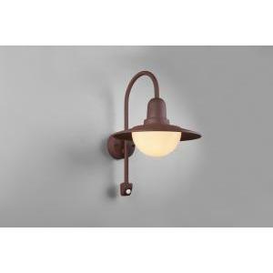 Norman applique da esterno alluminio ruggine con sensore di movimento lampadina esclusa  207269124