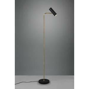 Marley piantana spot cilindro ottone satinato h150cm lampadina esclusa 412400108