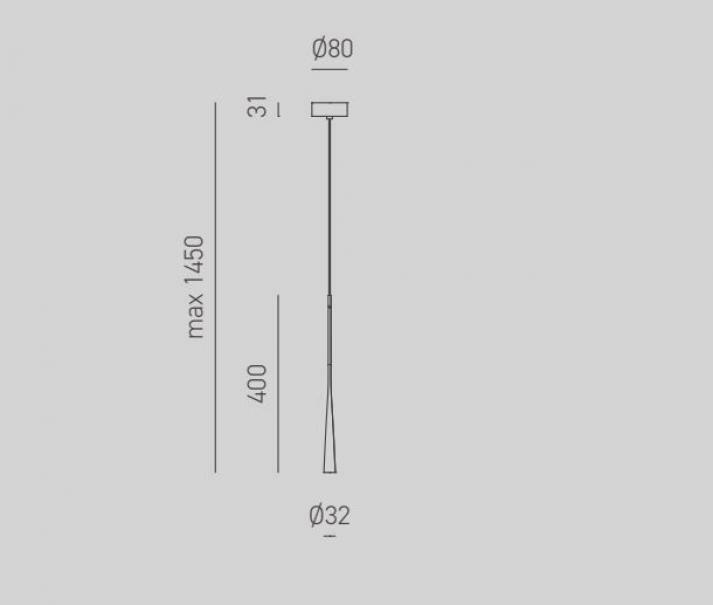 gea luce g.e.a. luce sospensione dafne 7w 3000k bianco dafne s/p bianco - foto 3