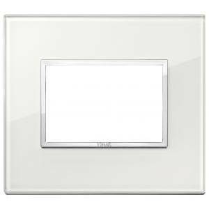 Eikon evo placca  3 moduli  cristallo colore bianco diamante  21653.70