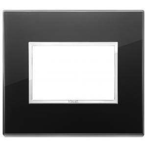 Eikon evo placca 3 moduli cristallo  colore nero diamante  21653.76