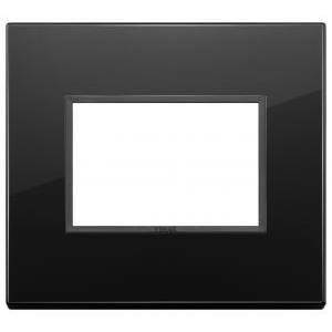 Eikon evo placca 3 moduli cristallo  colore nero totale diamante  21653.88