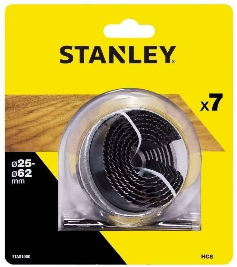 Set di seghe a tazz Stanley  HCS u00d825/32/38/45/50/56/62mm Profonditu00e0 di taglio 15mm  - STA81000-XJ ufeff 01