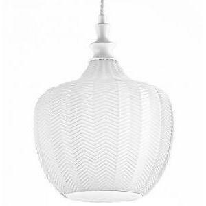 G.e.a.luce sospensione 1xe27 lampadina esclusa cleofe s/10 opale fclsb10