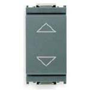 Idea commutatore 2p 10ax 250 v con frecce direzionali grigio 16145