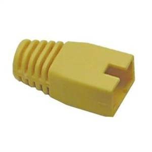 10 copriplug colorati gialli per rj45 23734