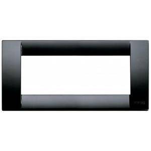 Idea placca classic 5 posti colore nera 16745.16