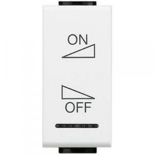 Livinglight copritasto on off e regolazione 1 modulo colore bianco n4911ain