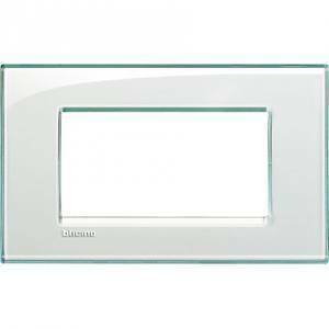 Livinglight placca 4 moduli colore acquamarina lna4804ka