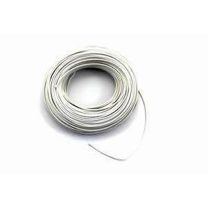 200 metri di cordina unipolare sezione da 0.5mm colore bianco h05v0,5bi/b200