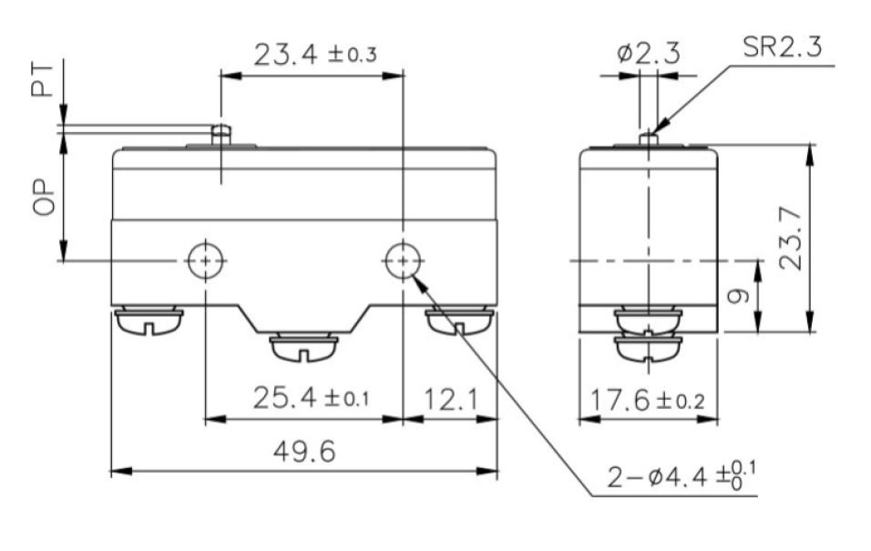 Microinterruttore Asita TM resistenza max 15mOhm - TM1306 02