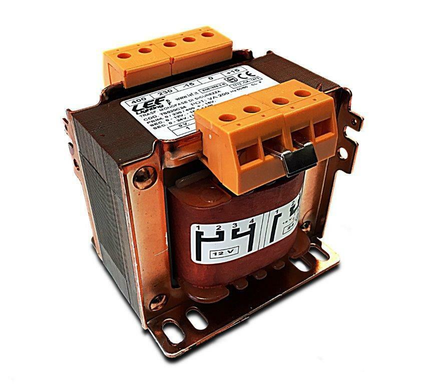 lef lef trasformatore monofase di sicurezza 200va 230-400v 12-24v ts020c24 - foto 1