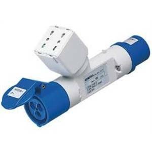 Adattatore mobile 2p+t 230v bivalente p17 gw64221