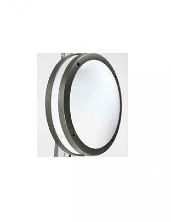 gea luce g.e.a. luce plafoniera ip54 2xe27 grigio alluminio lampadine escluse ges290 - foto 1