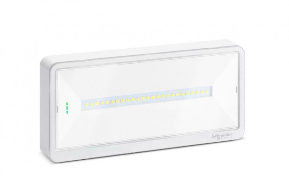 schneider electric ova lampada d'emergenza led autonoma exiway light 110 ip65 ova44011 - foto 1