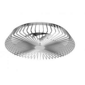 Lampada plafoniera con ventilatore integrato himalaya argento 35w diametro 63  7122