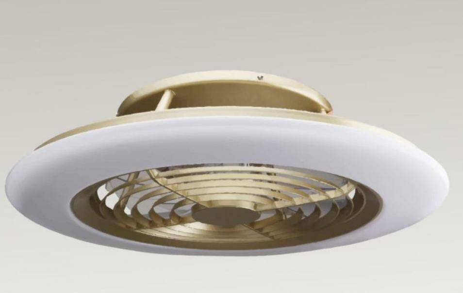 mantra mantra lampada da soffitto con ventilatore alisio 70w oro diametro 63 6707 - foto 1